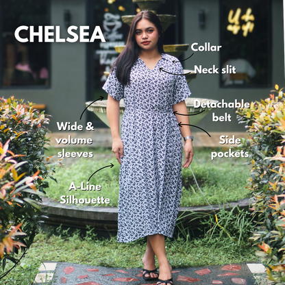 Chelsea Midi Dress- Soft Linen