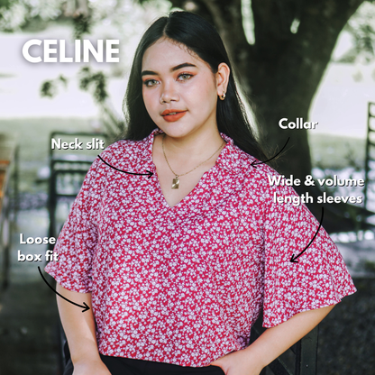 Celine Polo Blouse- Soft Linen