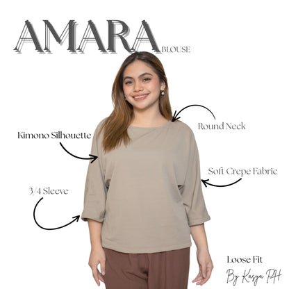 Light Mocha Amara Blouse