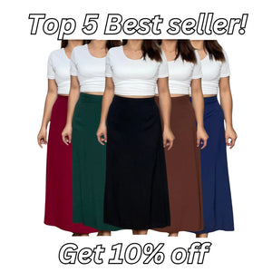 Soft Linen Long Skirt Bundle